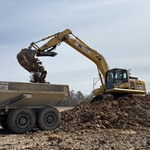 loading dirt