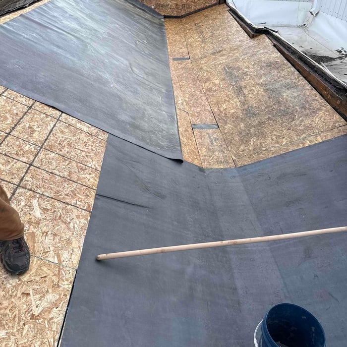 EPDM rubber roofing