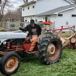 Digging stump out