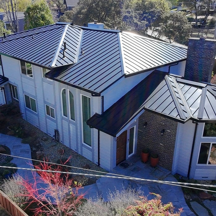 Matt Black Metal Roof