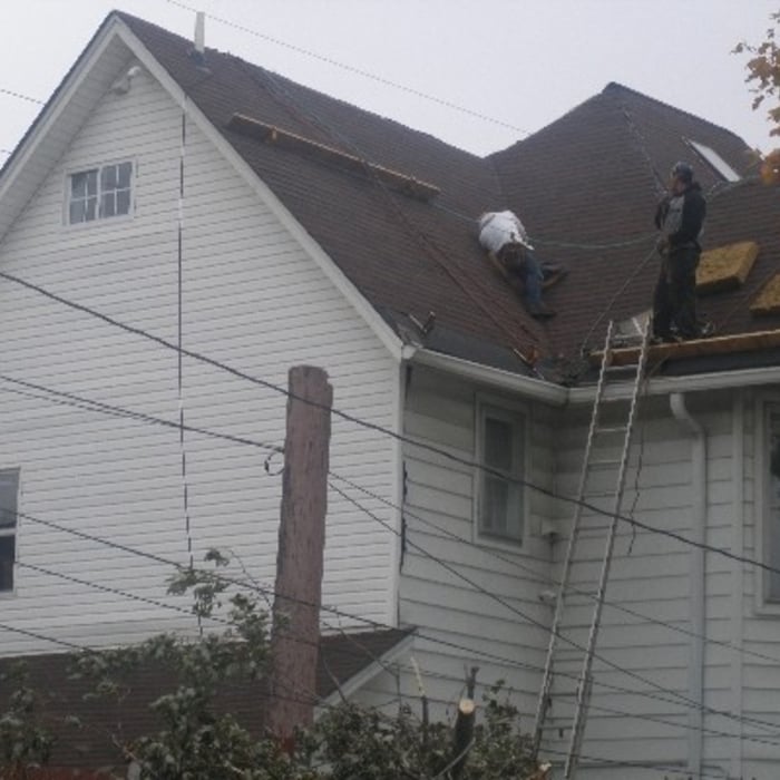 donation roof to Good News Ministries on the East side