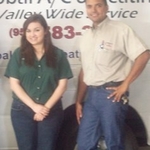 Office Manager Jessica and Service Manager Rolando