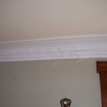 Water Damaged Plaster Molding
