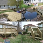New decks and restoration to existing structures