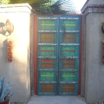 Gate finish and columns