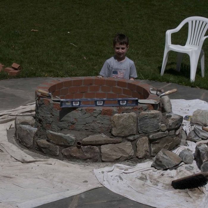 Building a Firepit