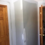 Interior preparation before finish painting