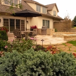 Travertine Patio