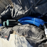 French drain installation