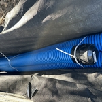 French drain installation