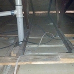 Attic after removal.