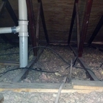 Insulation before.