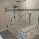 Spacious bath remodel