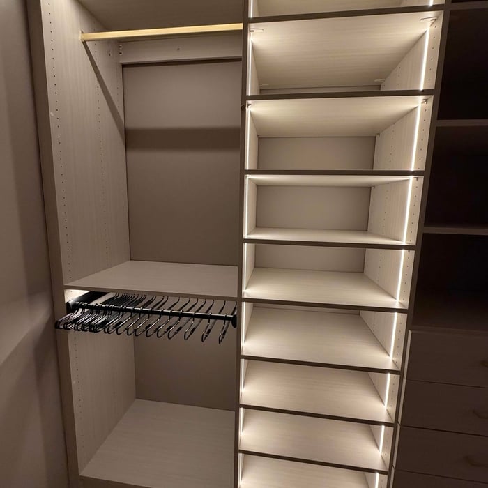 Blue Ash Primary Closet