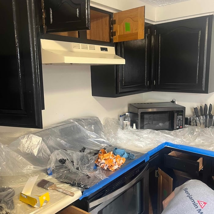 Kitchen cabinets