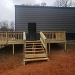 Wrap around deck
