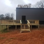 Wrap around deck