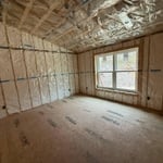Spray foam insulation