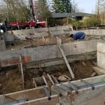 Ready for concrete pour.
