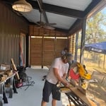Deck and porch space