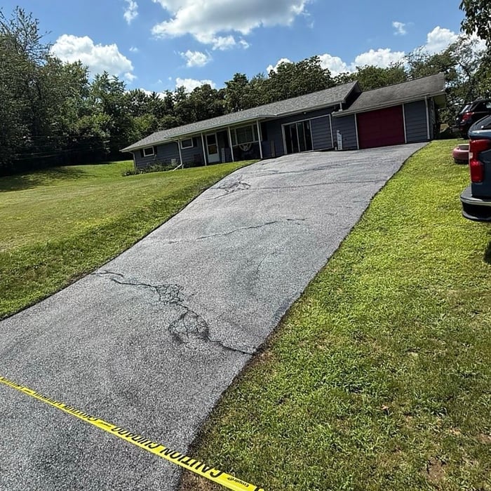 asphalt driveway
