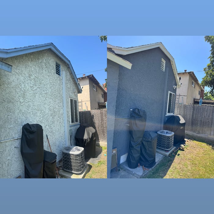 Full stucco and trim job