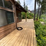 Deck on the river