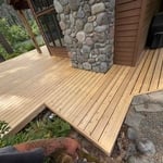 Deck on the river