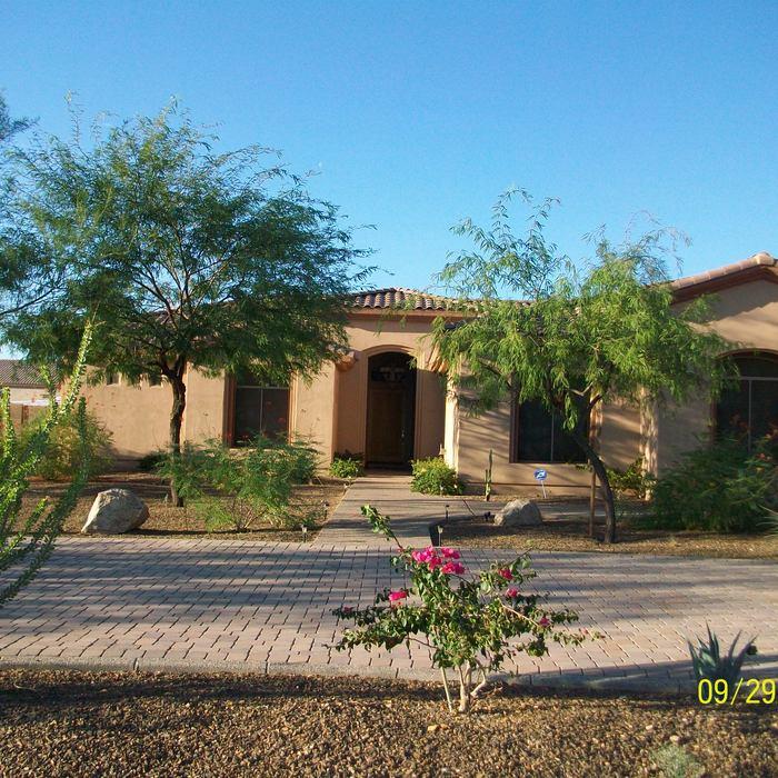 Paver driveway and walkway