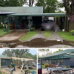 Added new 4x4 post concreted into ground. And painted as per costumer. Finished in 4 days.