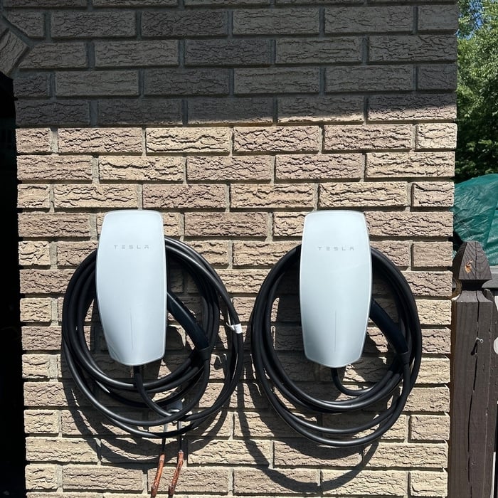 Dual Tesla chargers