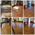Screen and recoat. Hardwood floors