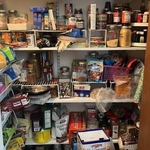 Before picture of pantry
