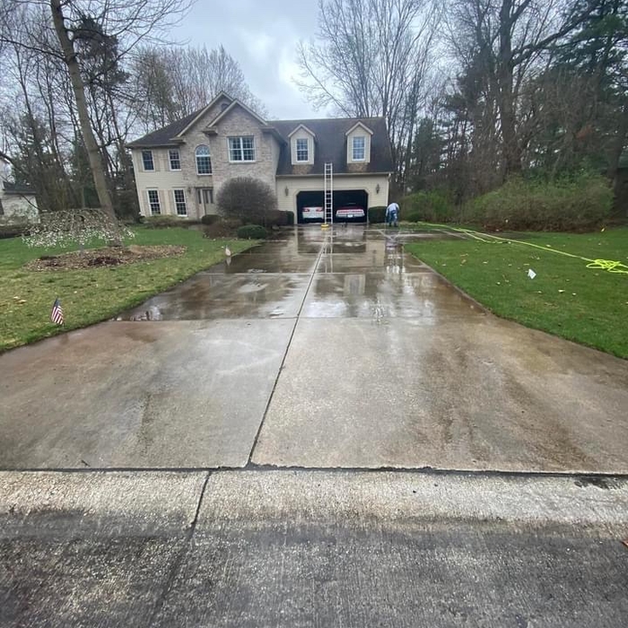 Pressure washing