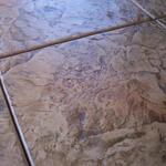 monster slate stamped patio install