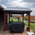 Re-Staining Gazebo