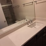 Kitchen and bathrooms