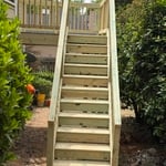 Replaced existing deck