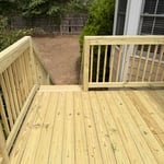 Replaced existing deck