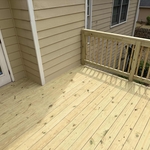 Replaced existing deck