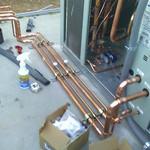 Piping in condenser
