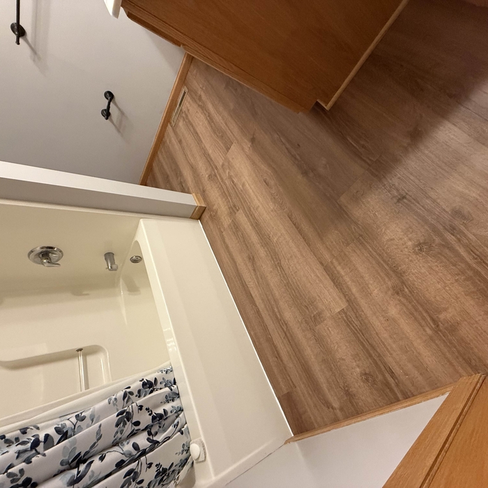 Bathroom flooring
