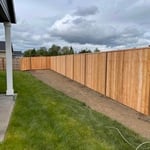 New fence installation