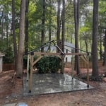 Paver Patio with pergola