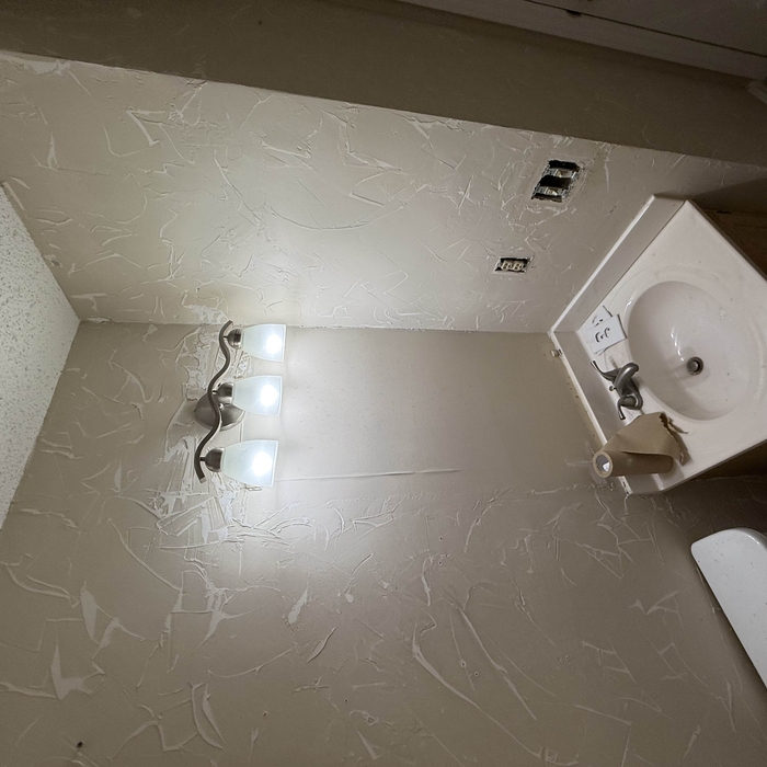 Bathroom texture removal