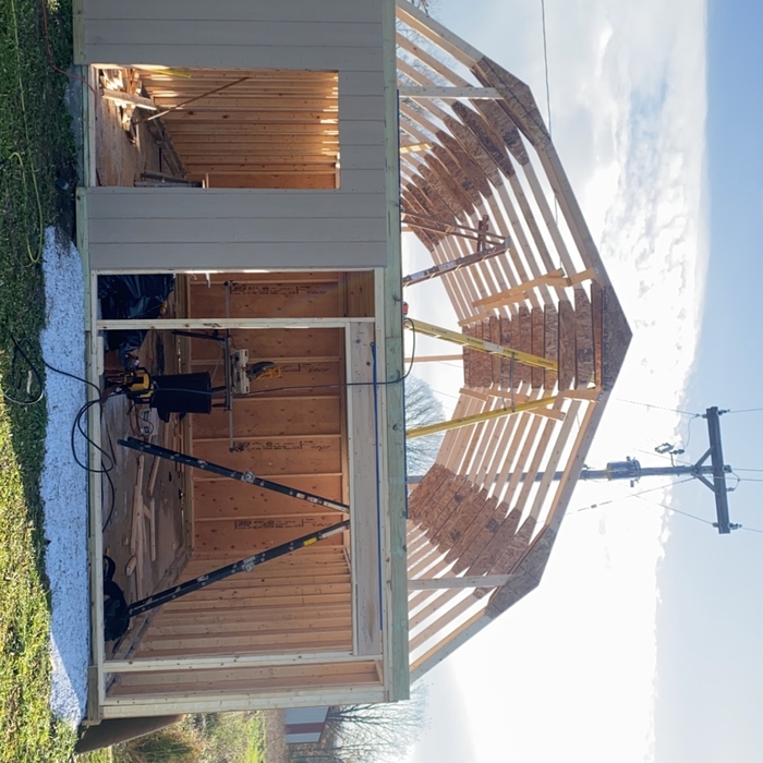 New barn framing