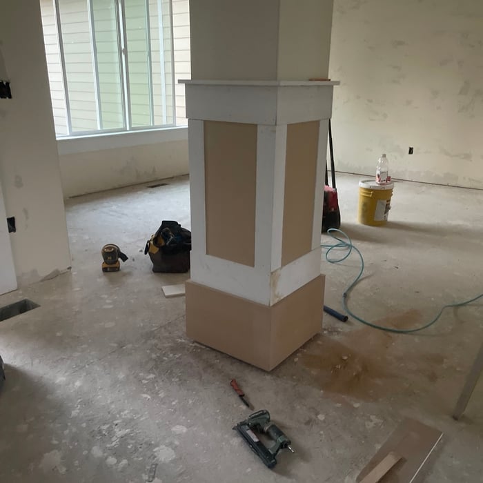 Interior trim work