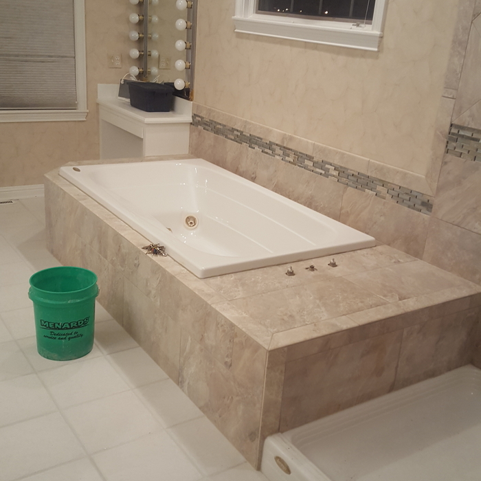Finished Tub Surround