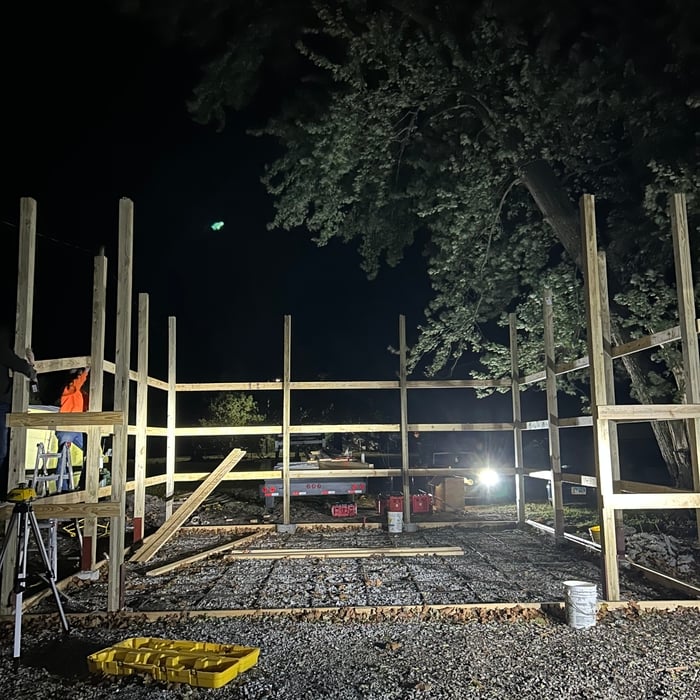Front Post Frame