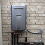 Outdoor tankless heater